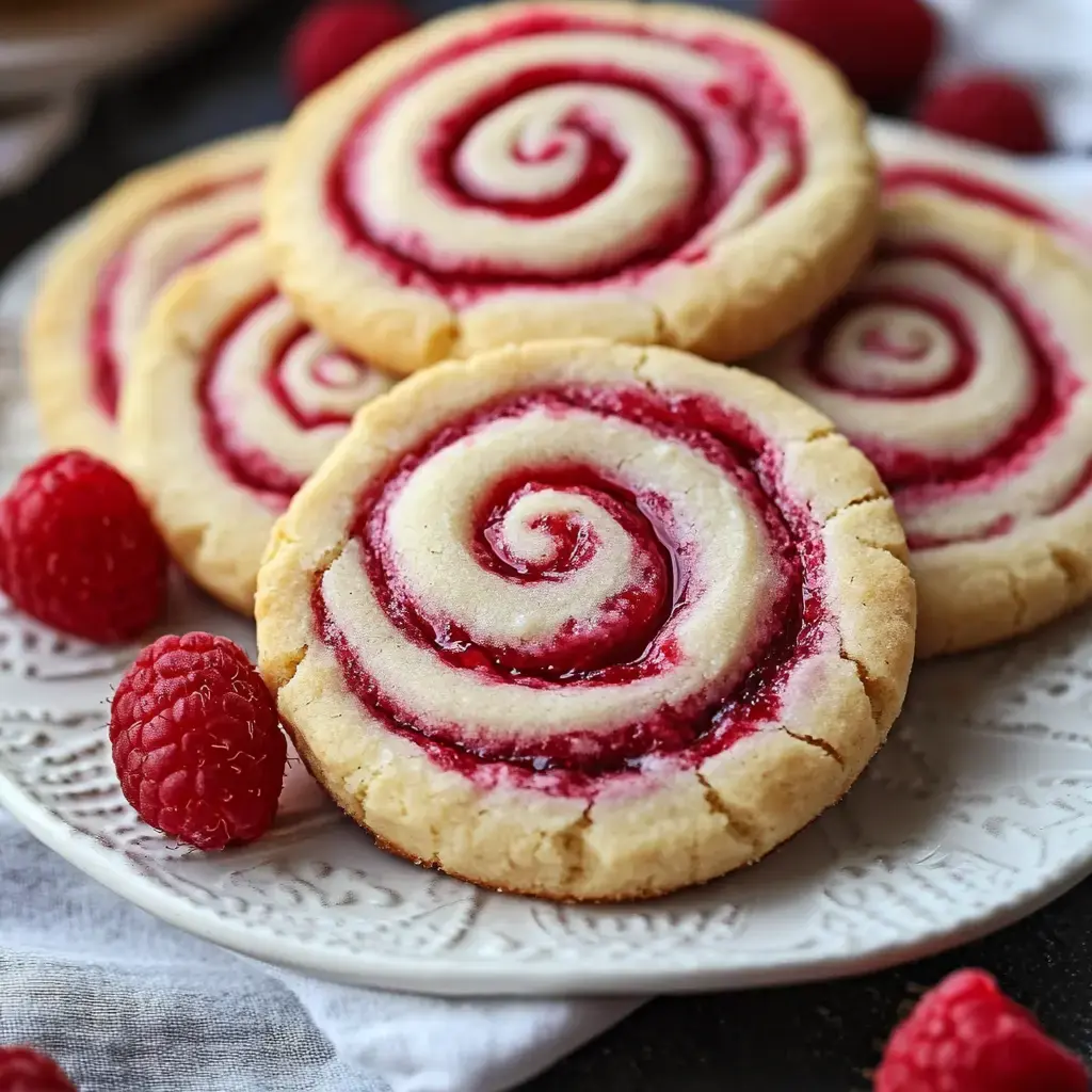 Easy Raspberry Swirl Cookies with Cream Cheese Dough - My Home Made Recipe