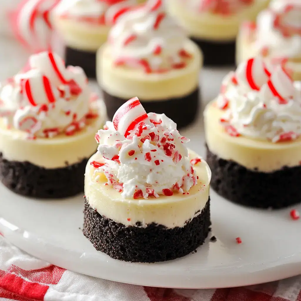 Mini Peppermint Cheesecakes - Perfect Holiday Treats - My Home Made Recipe