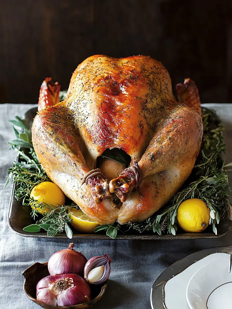 Perfect Roast Turkey Recipe - Holiday Classic with Herb Butter - My Home Made Recipe