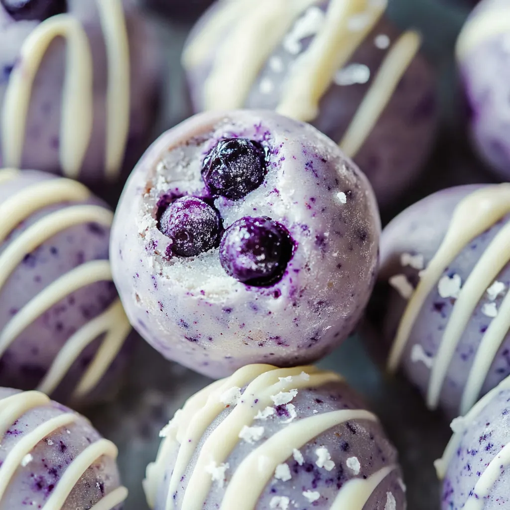 Easy White Chocolate Blueberry Truffles Recipe - My Home Made Recipe