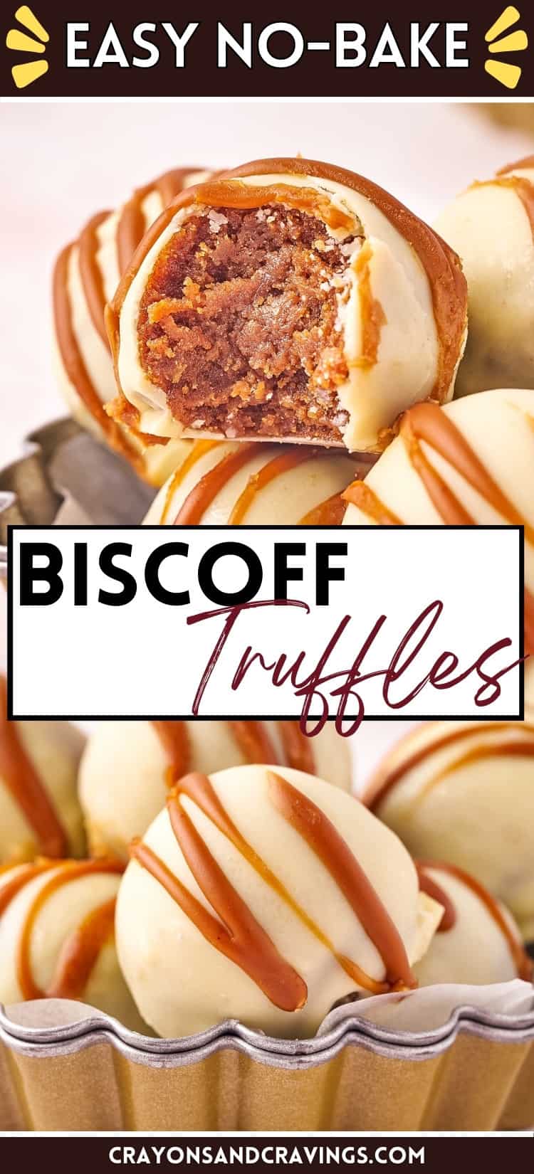 No-Bake Biscoff Truffles